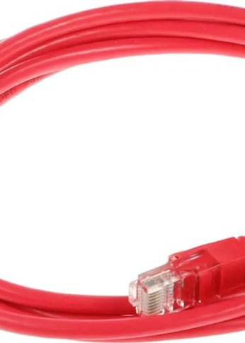 Патч-корд cat5E molded 2м красный RJ-45 (m)-RJ-45 (m)