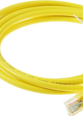 Патч-корд cat5E molded 2м желтый RJ-45 (m)-RJ-45 (m)