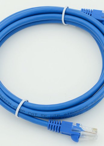 Патч-корд cat5E molded 3м синий RJ-45 (m)-RJ-45 (m)