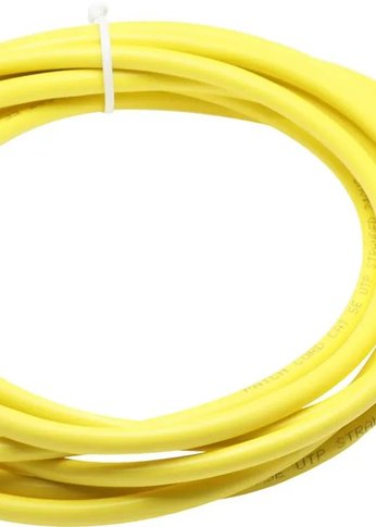 Патч-корд cat5E molded 3м желтый RJ-45 (m)-RJ-45 (m)