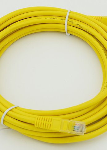 Патч-корд cat5E molded 5м желтый RJ-45 (m)-RJ-45 (m)