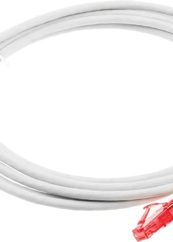 Патч-корд Hyperline PC-LPM-UTP-RJ45-RJ45-C5E-3M-LSZH-GY UTP RJ-45<>RJ-45 кат.5E 3м серый LSZH (уп.:1шт) 24AWG