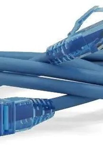 Патч-корд Hyperline PC-LPM-UTP-RJ45-RJ45-C6-2M-LSZH-BL U/UTP не экранированный RJ-45<>RJ-45 кат.6 2м синий LSZH