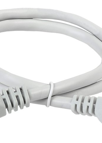 Патч-корд ITK PC01-C5EU-1M UTP RJ-45 вил.-вилка RJ-45 кат.5E 1м серый ПВХ (уп.:1шт)