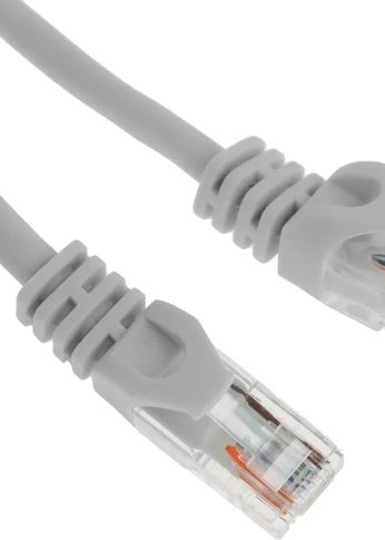 Патч-корд ITK PC01-C5EU-5M UTP RJ-45 вил.-вилка RJ-45 кат.5E 5м серый ПВХ (уп.:1шт)