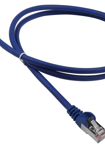 Патч-корд Lanmaster LAN-PC45/S5E-5.0-BL FTP вилка RJ-45-вилка RJ-45 кат.5е 5м синий LSZH (уп.:1шт)