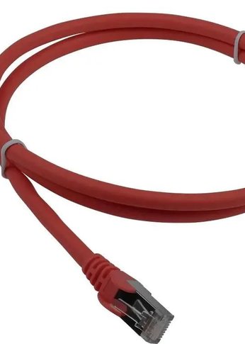 Патч-корд Lanmaster LAN-PC45/S6A-2.0-RD FTP RJ-45 вил.-вилка RJ-45 кат.5E 2м красный LSZH (уп.:1шт)