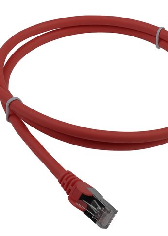 Патч-корд Lanmaster LAN-PC45/S6A-2.0-RD FTP RJ-45 вил.-вилка RJ-45 кат.5E 2м красный LSZH (уп.:1шт)