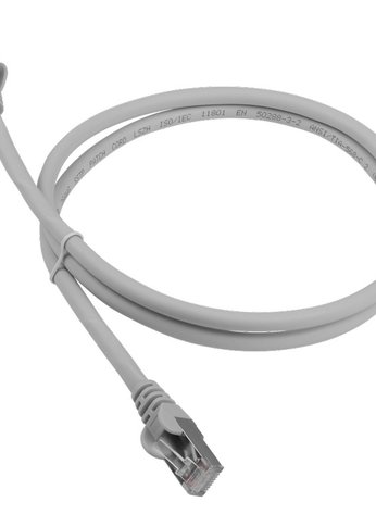 Патч-корд Lanmaster LAN-PC45/S6A-5.0-GY FTP RJ-45 вил.-вилка RJ-45 кат.6A 5м серый LSZH (уп.:1шт)