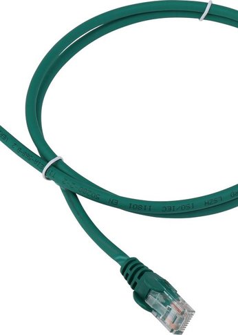 Патч-корд Lanmaster LAN-PC45/U5E-0.5-GN UTP RJ-45 вил.-вилка RJ-45 кат.5E 0.5м зеленый LSZH (уп.:1шт)