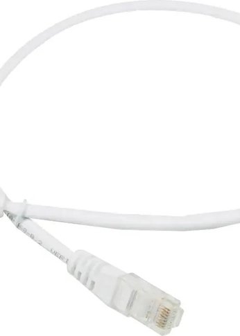 Патч-корд Lanmaster LAN-PC45/U5E-0.5-WH UTP RJ-45 вил.-вилка RJ-45 кат.5E 0.5м белый LSZH (уп.:1шт)