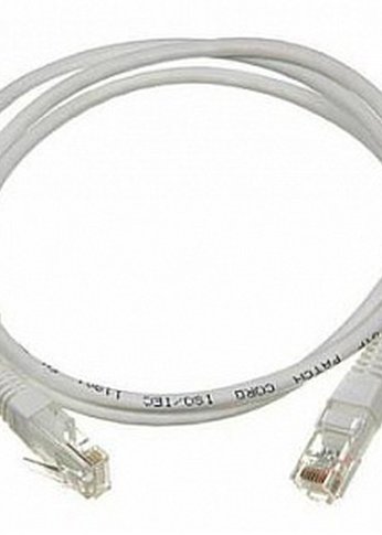 Патч-корд Lanmaster LAN-PC45/U5E-1.0-GY UTP RJ-45 вил.-вилка RJ-45 кат.5E 1м серый LSZH (уп.:1шт)