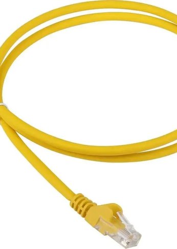 Патч-корд Lanmaster LAN-PC45/U5E-2.0-YL UTP RJ-45 вил.-вилка RJ-45 кат.5E 2м желтый LSZH (уп.:1шт)