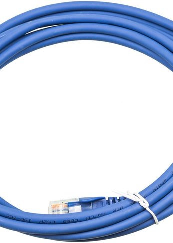 Патч-корд Lanmaster LAN-PC45/U5E-3.0-BL UTP RJ-45 вил.-вилка RJ-45 кат.5E 3м синий LSZH (уп.:1шт)