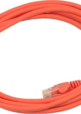 Патч-корд Lanmaster LAN-PC45/U5E-3.0-OR UTP RJ-45 вил.-вилка RJ-45 кат.5E 3м оранжевый LSZH (уп.:1шт)