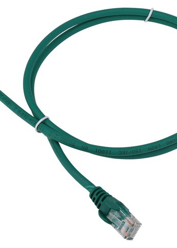 Патч-корд Lanmaster LAN-PC45/U5E-5.0-GN UTP RJ-45 вил.-вилка RJ-45 кат.5E 5м зеленый LSZH (уп.:1шт)