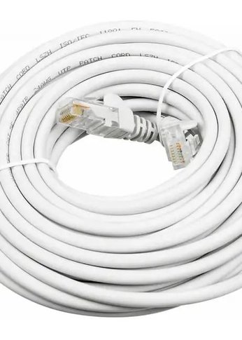 Патч-корд Lanmaster LAN-PC45/U5E-5.0-WH UTP RJ-45 вил.-вилка RJ-45 кат.5E 5м белый LSZH (уп.:1шт)