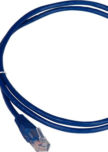 Патч-корд Lanmaster TWT-45-45-0.3-BL UTP RJ-45 вил.-вилка RJ-45 кат.5E 0.3м синий ПВХ (уп.:1шт)