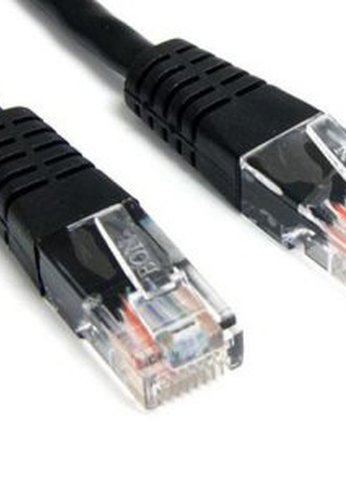 Патч-корд Lanmaster TWT-45-45-0.5-BK UTP RJ-45 вил.-вилка RJ-45 кат.5E 0.5м черный ПВХ (уп.:1шт)