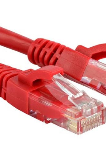 Патч-корд Lanmaster TWT-45-45-0.5-RD UTP RJ-45 вил.-вилка RJ-45 кат.5E 0.5м красный ПВХ (уп.:1шт)