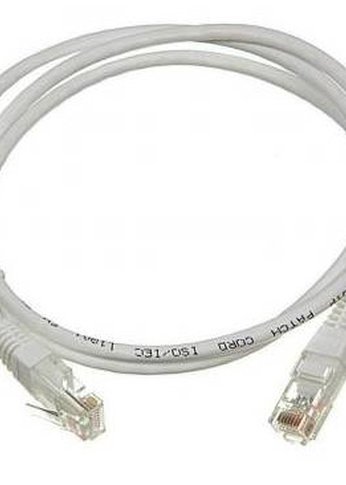 Патч-корд Lanmaster TWT-45-45-1.0/6-GY RJ-45 вил.-вилка RJ-45 кат.6 1м серый ПВХ (уп.:1шт)