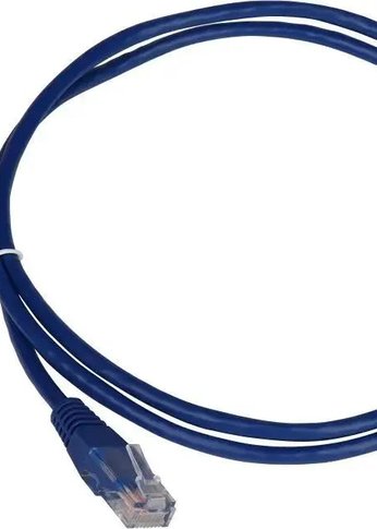 Патч-корд Lanmaster TWT-45-45-1.5-BL UTP RJ-45 вил.-вилка RJ-45 кат.5E 1.5м синий ПВХ (уп.:1шт)