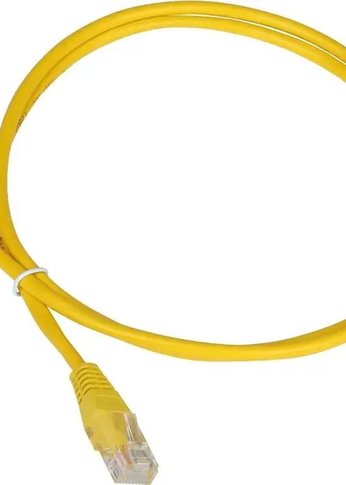 Патч-корд Lanmaster TWT-45-45-2.0-YL UTP RJ-45 вил.-вилка RJ-45 кат.5E 2м желтый ПВХ (уп.:1шт)