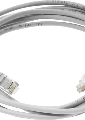 Патч-корд Lanmaster TWT-45-45-3.0-GY UTP RJ-45 вил.-вилка RJ-45 кат.5E 3м серый ПВХ (уп.:1шт)