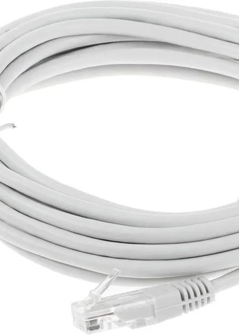 Патч-корд Lanmaster TWT-45-45-5.0-GY UTP RJ-45 вил.-вилка RJ-45 кат.5E 5м серый ПВХ (уп.:1шт)