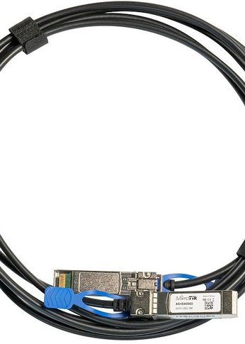 Патч-корд MikroTik XS+DA0003 25G 3м черный SFP28-SFP28