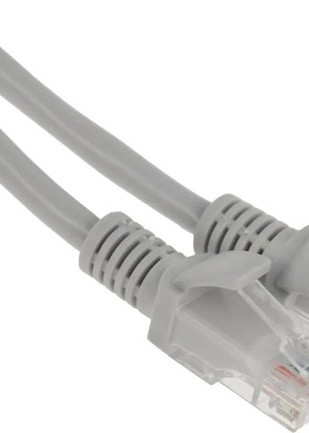 Патч-корд PP12-1M 1000G UTP 4 пары cat5E CCA molded 1м серый RJ-45 (m)-RJ-45 (m)