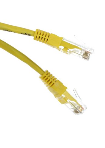 Патч-корд Telecom CAT5E UTP 20M YELLOW NA102-Y-20M