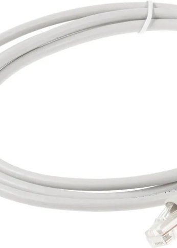 Патч-корд UTP cat5E molded 1.5м серый RJ-45 (m)-RJ-45 (m)