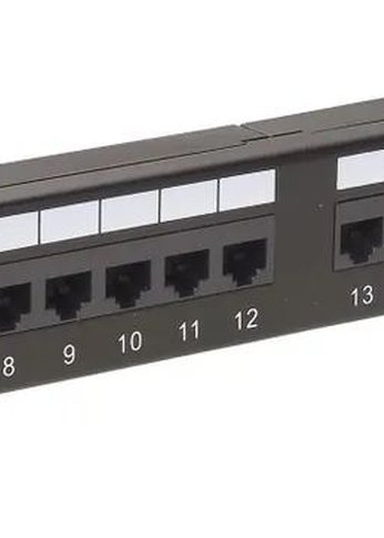 Патч-панель ITK PP24-1UC5EU-D05 19" 1U 24xRJ45 кат.5e UTP