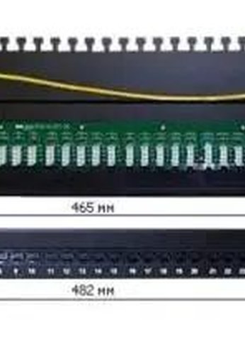 Патч-панель Lanmaster TWT-PP25TEL45 19" 1U 25xRJ-12 кат.5E UTP