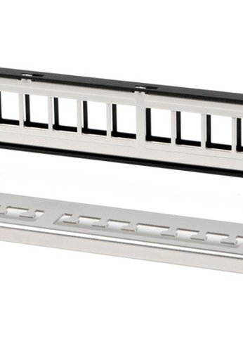 Патч-панель наборная Hyperline PPBL3-19-24-SH-RM 19" 1U 24xRJ45 UTP