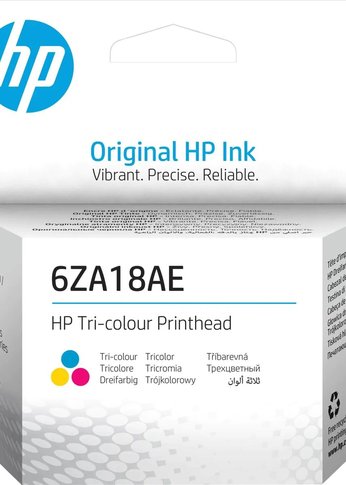 Печатающая головка HP 6ZA18AE многоцветный для HP InkTank 100/300/400 SmartTank 300/400/500/600 SmartTankPlus 550/570/650