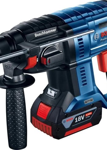 Перфоратор Bosch GBH 180-LI BL Set патрон:SDS-plus уд.:2Дж аккум. (кейс в комплекте)