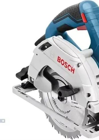 Пила циркулярная Bosch GKS 55+GCE 1350Вт (ручная)