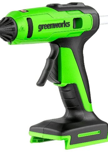 Пистолет клеевой аккумуляторный GreenWorks G24GLG, 24V, 11 мм, без АКБ и ЗУ (3502207)