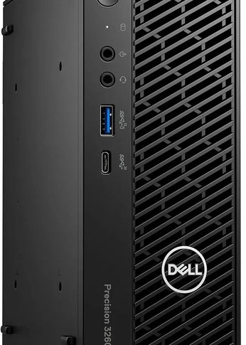 ПК Dell Precision 3260 Compact i7 13700 (2.1) 16Gb SSD1Tb T1000 8Gb CR Windows 11 Professional 64 GbitEth 240W мышь клавиатура черный (3260-7641)