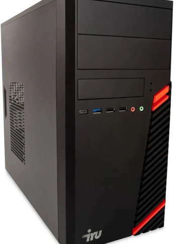 ПК IRU Home 310H6SM MT PG G7400 (3.7) 8Gb SSD256Gb UHDG 710 Free DOS GbitEth 400W черный (1900970)