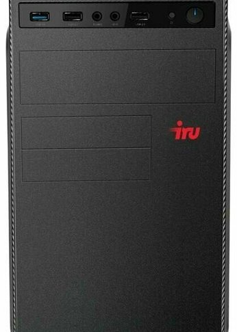 ПК IRU Опал 315 slim i5 10400 (2.9) 16Gb SSD512Gb UHDG 630 Free DOS GbitEth 600W черный (2057719)