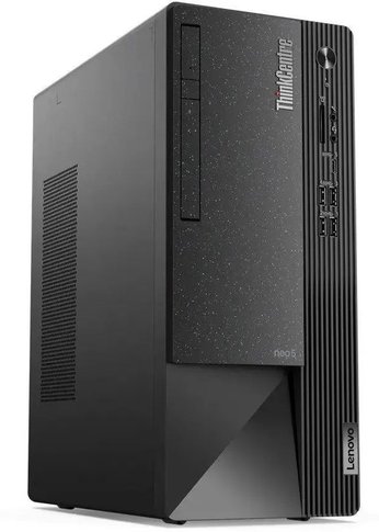 ПК Lenovo ThinkCentre Neo 50t MT i5 12400 (2.5) 8Gb 1Tb 7.2k UHDG 730/DVDRW CR noOS GbitEth 260W kb мышь клавиатура черный (11SE00PAGP)