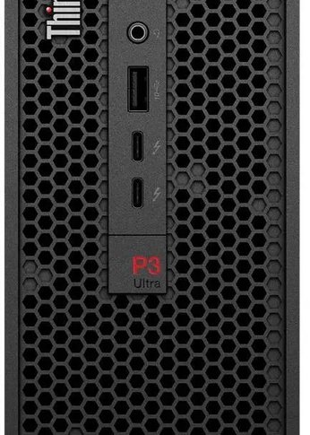 ПК Lenovo ThinkStation P3 Ultra SFF Core i9 13900 (2) 32Gb SSD1Tb UHDG 770 Windows 11 Professional 64 2.5xGbitEth+1xGbitEth 300W мышь клавиатура черн