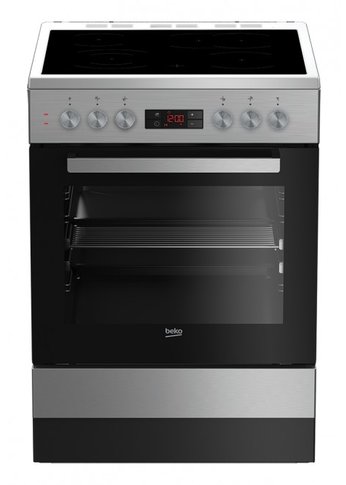 Плита электрическая Beko FSM67320DXT нержавеющая сталь