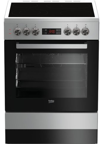 Плита электрическая Beko FSM67320GSS нержавеющая сталь