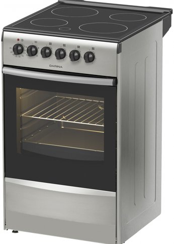 Плита электрическая Darina 1B EC 341 606 silver серебристый стеклокерамика