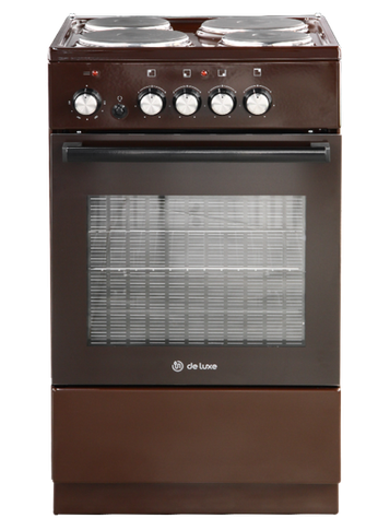 Плита электрическая De Luxe 5004.18э 014 коричневый