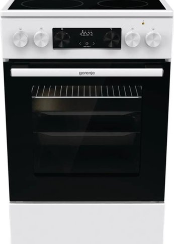 Плита электрическая Gorenje GEC5C42WG белый стеклокерамика (без крышки)